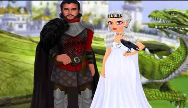 Thiết kế bộ váy cưới lộng lẫy trong game Váy cưới của nữ hoàng rồng